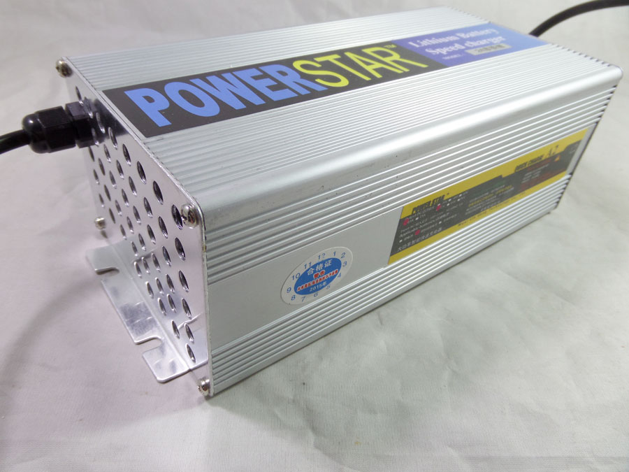 PowerStar 24V 36V 48V 60V 72V 96V 10A 15A磷酸铁锂大电流快速充电器