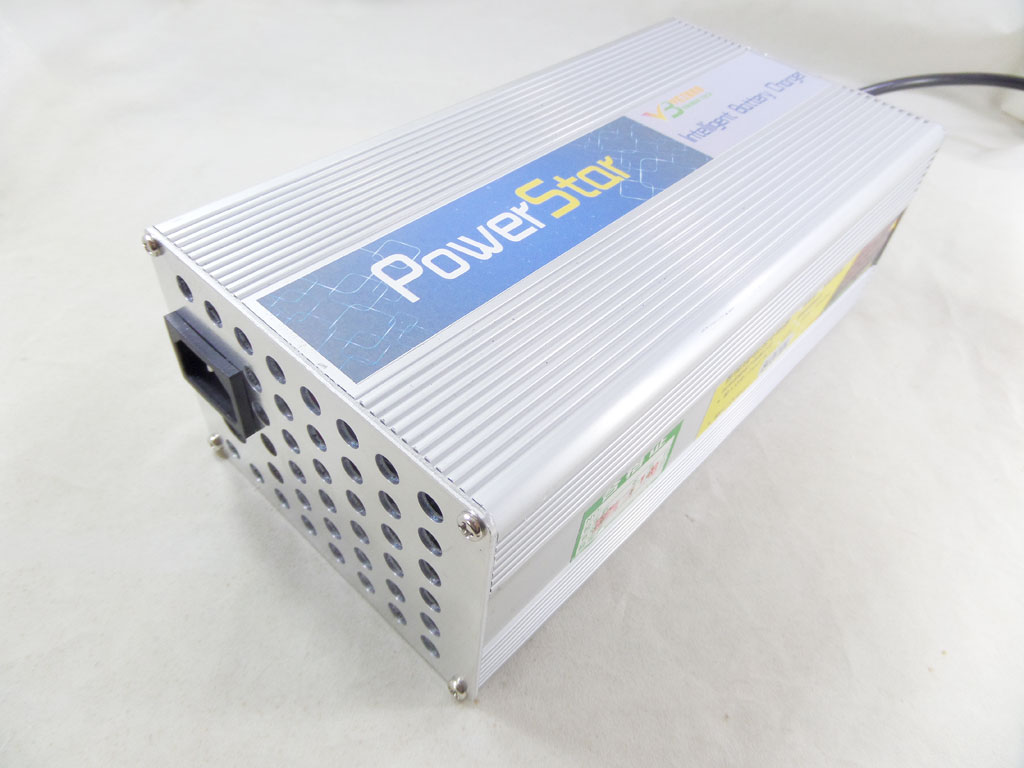 PowerStar 24V 36V 48V 60V 72V 10A 15A 系列大电流快速锂离子/聚合物/三元/锰酸锂/钴酸锂电池充电器V1