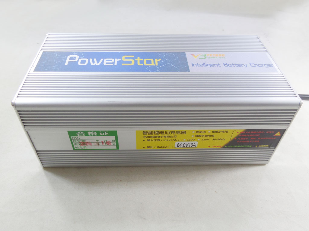 PowerStar 24V 36V 48V 60V 72V 10A 15A LiFePO4 / LiFeYPO4 Battery Charger V1